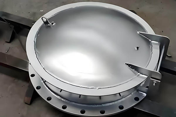 钢制拍门非标定制 | 按出水口尺寸设计 | 压力等级及材质可选 | 提供安装图纸 | 源头工厂直供 - 产品展示图