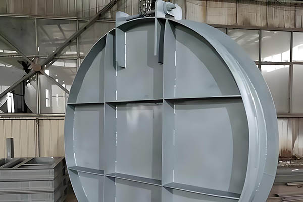 侧翻式拍门 | 侧向翻转减少水损 | 替代传统上翻式结构 | 开启角度大过流顺畅 | 直供定制 展示图 2