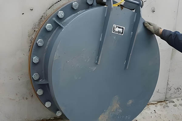 侧翻式拍门整体外观 | 通用型结构 | 拍门整体结构展示