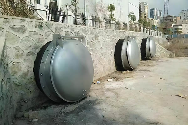 1x1米钢制拍门整体外观 | 钢制 | 拍门整体结构展示