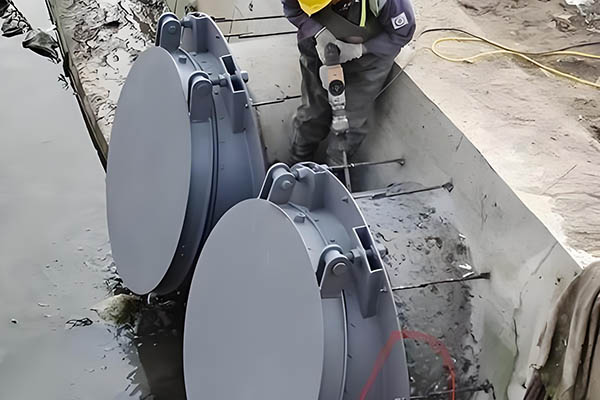 圆拍门 | 圆形管道及泵站出口用 | 直径 200-2000mm | 工厂直供现货 - 产品中心